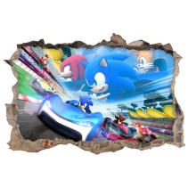 Vinilos 3d videojuego team sonic racing